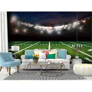 벽 벽화 빈 축구장 축구 경기장 스톡 사진, 로열티 프리 필 앤 스틱 벽지 셀프 접착 대형 스티커 탈착식 비닐 필름 롤 선반 종이 홈 데코