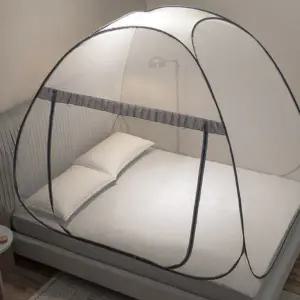 원터치 심플 트라이앵글 돔 모기장 텐트 3size 싱글 더블 킹 사이즈 모기 파리 차단 숙면 모기장