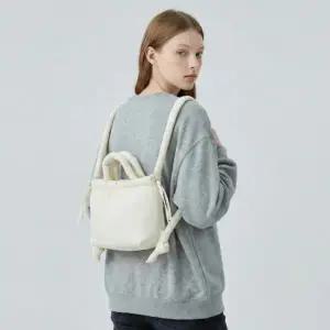 캐주얼룩 숄더백 미니백 숄더 토트 만두백 나일론 스트링 스타일 크로스백 패딩 하찬 복조리 외출 데일리