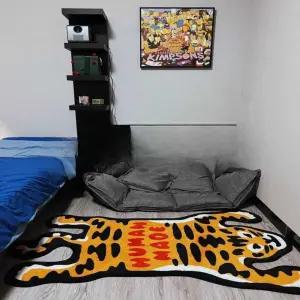 카페트 욕실 러그 주방 매트 호랑이 화장실 발매트