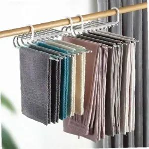 옷걸이 바지 추천 접이식 논슬립 꾸안꾸 바지걸이 5단