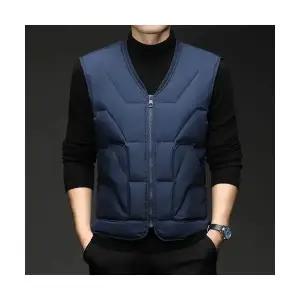 슬송렉샵 남자 키작남 조끼 패딩 가을 겨울 캐주얼 보온 차이나넥 오리털 꾹4