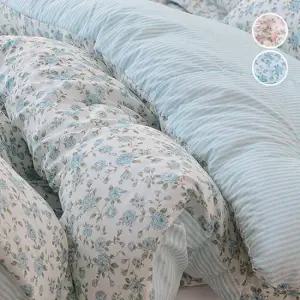 [베개세트] 사계절 모달 장미 차렵 이불 봄 가을 간절기 겨울 먼지없는 침구 킹 K 베개 세트