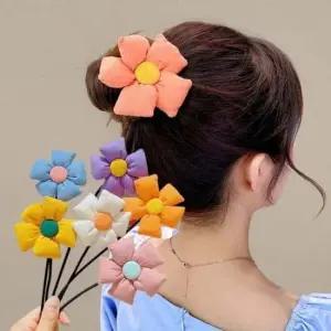 와이어 똥머리와이어 머리 똥머리 리본 머리끈 똥 밴