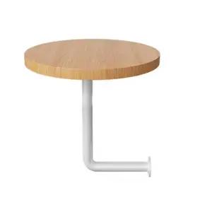 벽부착 오크 우드 카페 식탁 테이블 벽걸이 원형