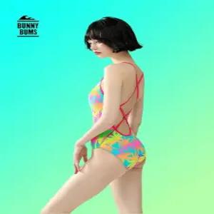 고급감 전용 비치 야자수 수영복 여자 모노키니 온천 보수학생 형광 여분체 신상 숏폼