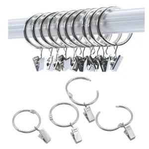 오픈형 링집게 커튼 고리 집게링 50mm 20p