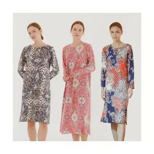 [라페어](끝가격)(단독) 라페어 피치웜 나염 원피스(3종)_6341581118261