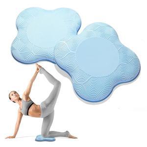 MBKHFLL 2팩 요가 무릎 팔꿈치 쿠션 무릎 팔꿈치 손목 머리용 엑스트라 두꺼운 필라테스 패드 여성 남성용 서포트