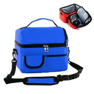 [하프클럽/]2단 휴대용 아이스 쿨러백 8L 보온 보냉 쿨러가방 아이스가방
