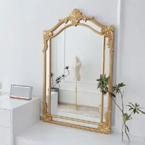 엔틱 골드 거울 욕실 프레임 화장대 공주 현관