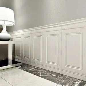 폼블럭 3D 입체 인테리어 웨인스코팅 시트지 벽시트 세트 포인트 데코 벽지