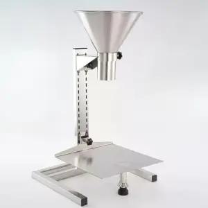 대형 스탠드 깔때기 정량 입구넓은 업소용 소분 스텐