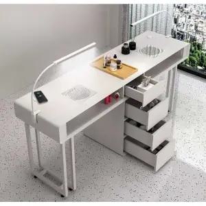 네일샵 테이블 네일 대리석 가구 탁자 작업대 벨벳 아트