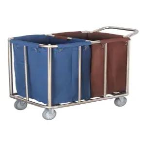 세탁 카트 펜션 청소 숙박 객실 리조트 수거함 빨래통