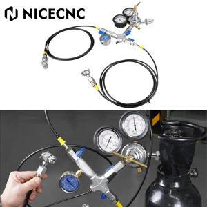 질소 조절기 쇼크 필 키트 슈레더 밸브 노 손실 척  랩터 700 폴라리스  호환 스즈키 가와사키 ATV UTV용