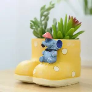 홈가든 내추럴 미니화분(장화)/원예/화분/도자기/인테리어/장식/식물/디자인/모형/꽃화분/난화분/미니/조화