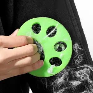 세탁볼 실리콘 원형 반려동물 털제거 흡착 클리너