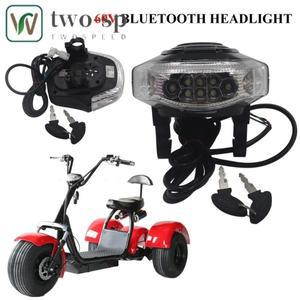 Citycoco 전기 자동차 60v 대시 보드 블루투스 배터리 헤드 라이트 스쿠터 액세서리 용