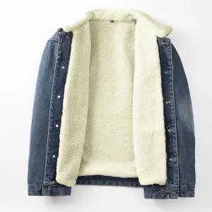 윈터솔져 남자 데일리룩 자켓 데님 청 겨울 오버핏 기모 도톰 재킷 시크 KUK4