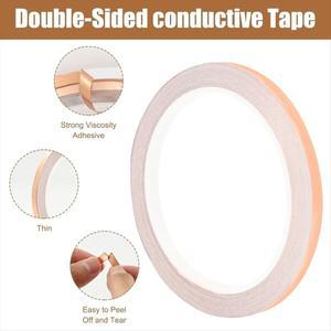 BAAQ 스테인드 글라스용 구리 호일 테이프 4롤 플라스틱 포함 용품 기타 및 차폐용