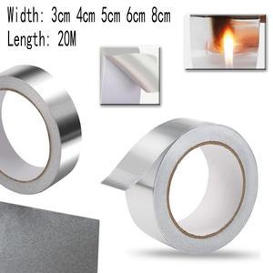 두꺼운 유리섬유 천 알루미늄 호일 테이프 고온 저항 방수 자외선 차단  후드 난연성