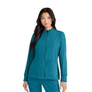 바코, 360 스판덱스 스트레치 & 모이스처 위킹 패브릭으로 팀 워밍업 스크럽 재킷 여성용 u2013 3포켓 통합