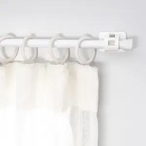 압축봉 홀더 못없이 붙이는 커튼봉 고정 클립 브라켓