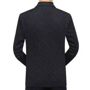 남자 정장 자켓 추동 캐주얼 코트 모직 슬림 싱글 ST4