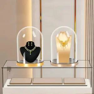 대형 유리돔 디스플레이 소품 결혼 부케 글라스 장식장