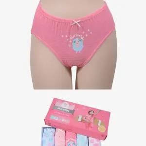 귀여운 캐릭터 면100 여아동 삼각팬티 5매입/주니어/팬티/여아/초등/여자/어린이/키즈/쥬니어/영유아/초딩