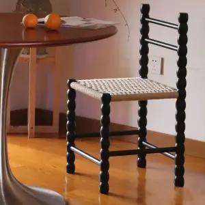 라탄 식탁의자 디자인 다이닝 인테리어 스툴 등받이 빈티지