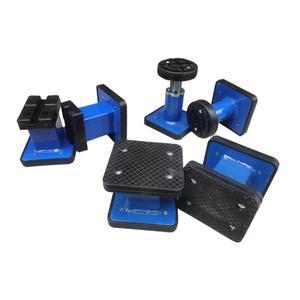 범용 크기 가위 리프트 지지 패드 조절 가능 트레이 스틸 부두 자동차 액세서리 고무