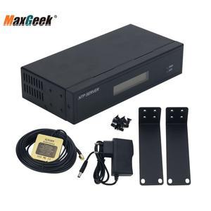Maxgeek TF-NTP-LITE NTP 서버  10m 안테나 네트워크 타임 Beidou GPS GLONASS QZSS용 지지대 스크린 2 포