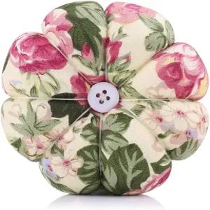 조이잔 손목 핀 쿠션 호박 모양 밴드 착용 가능한 바늘 손가락 홀더 탄력 스트랩 퀼팅 팝 스냅 링 재봉