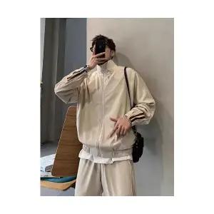 남친 점퍼 멋스러운 캐주얼 차이나 가을 겨울 재킷 트레이닝 야구복 투피스 트렌드 패피4