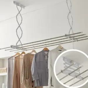 세탁실빨랫대 튼튼한 스텐 세탁실 간편 부착식건조대 (WFJ5NUO)