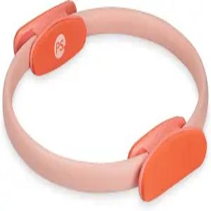 팝수가 필라테스 링(15인치 로즈 핑크/베리 1파운드) 저항력 톤 근육 조각 및 강화를 위한 듀얼 그립 매직