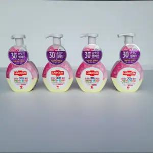 애경 랩신 V3컬러체인 핸드워시 250ml 4개/물비누/리필/거품/손/세정제/비누/항균