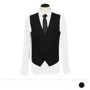 봄 스타일 조끼 레이어드 남자 남자조끼 베스트 남성 (WFJ4QKX)