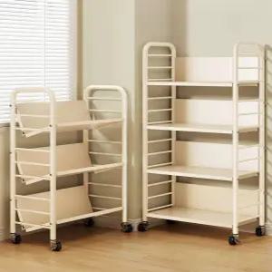 이동식 책장 다용도 편리한 수납장 책꽂이 선반 틈새