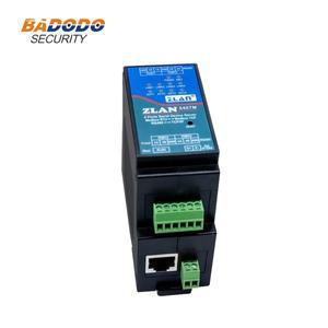Din Rail 4 직렬 포트 RS485-이더넷 변환기 장치 IOT 서버 ZLAN5407M 지원 Modbus MQTT JSON