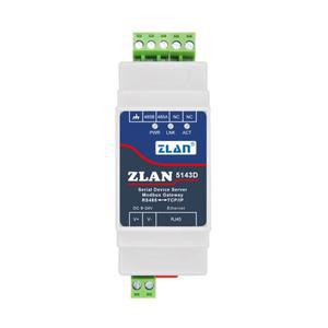 ZLAN5143D DIN 레일 RS485 직렬 포트-이더넷 변환기 서버 지원 Modbus TCP MQTT