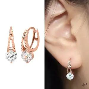 링 14k 큐빅 데일리 꽃 컷팅 리본 골드 진 (WFJ59YP)