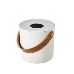 손잡이 휴지케이스 거실 책상 원형 두루마리 휴지곽 (WFJ5P3B)