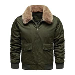 후드 크루 남성 u2019 봄버 재킷 겨울 단열 패딩 캐주얼 경량 면 아우터 코트와 모피 칼라