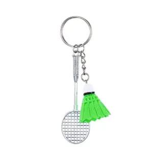 스포츠 배트민턴 열쇠고리 셔틀콕 단체 동호회 키링 (WFJ5P4Q)