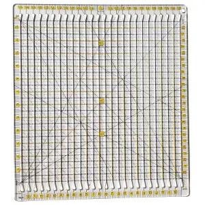 HONEYSEW 퀼팅 템플릿 자 슬롯 재봉 스트립 가이드 원단 정밀 절단 패턴 공급품 12.5 x12.5