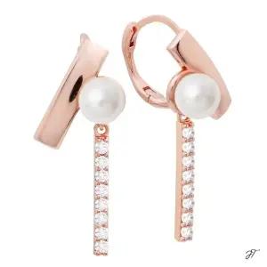 심플 여자 귀걸이 14k 하트 스틱 원터치링 (WFJ5A1F)