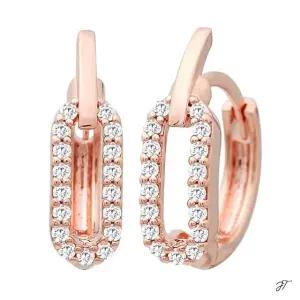 회사원 링 로즈골드 골드필드 하트 큐빅 심플 (WFJ5A1M)